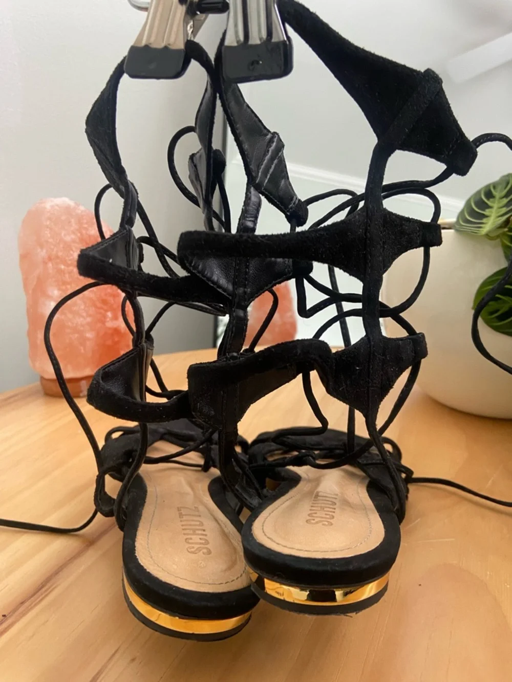 SCHUTZ Erlina Suede Sandals